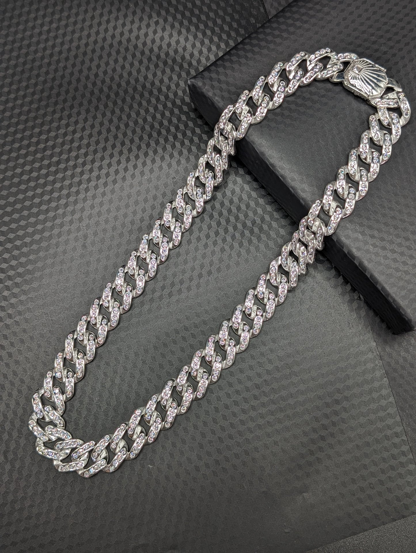 Classic Silver Cuban Chain For Men