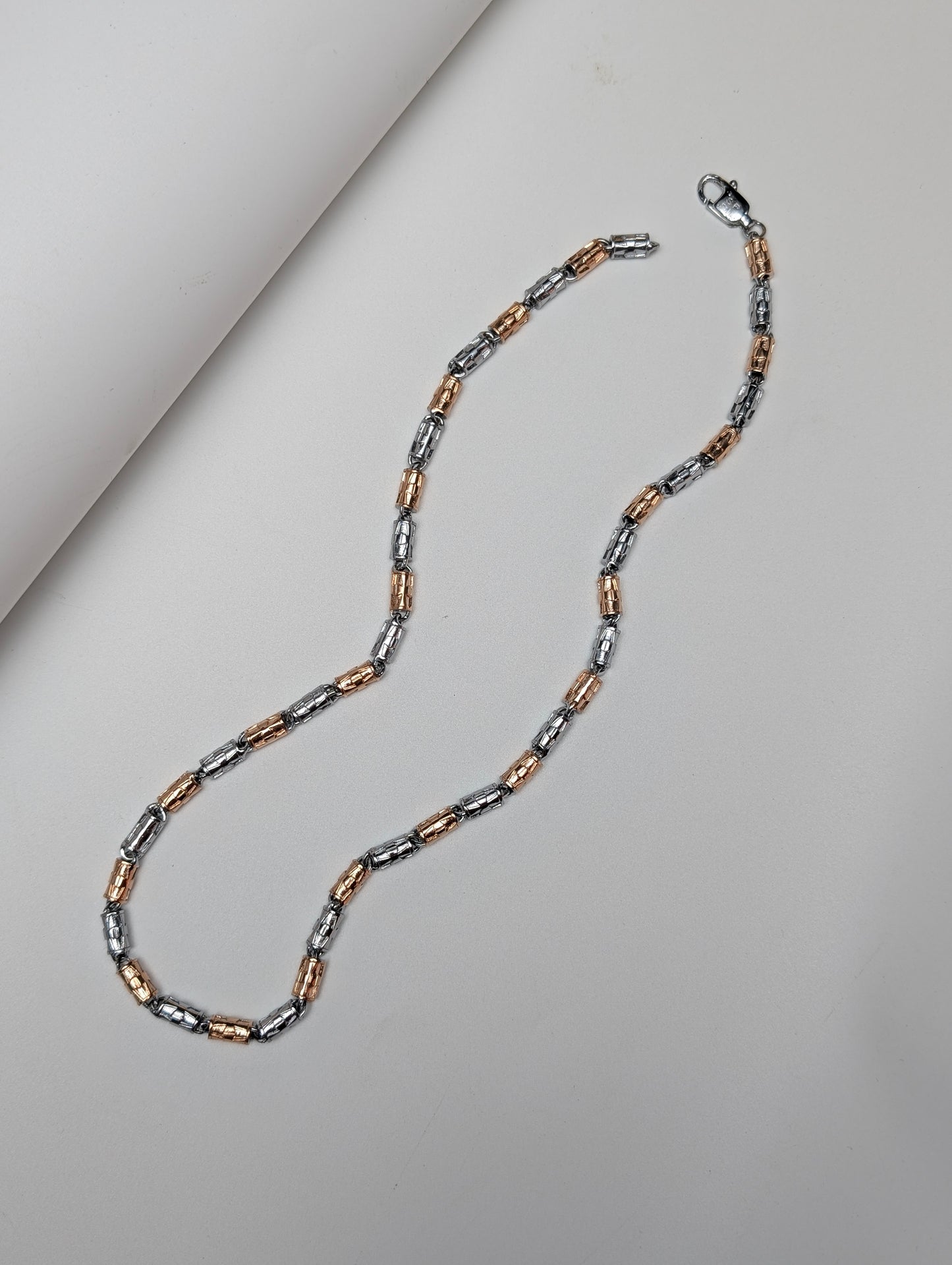 Luxe Contrast Rose Gold Chain