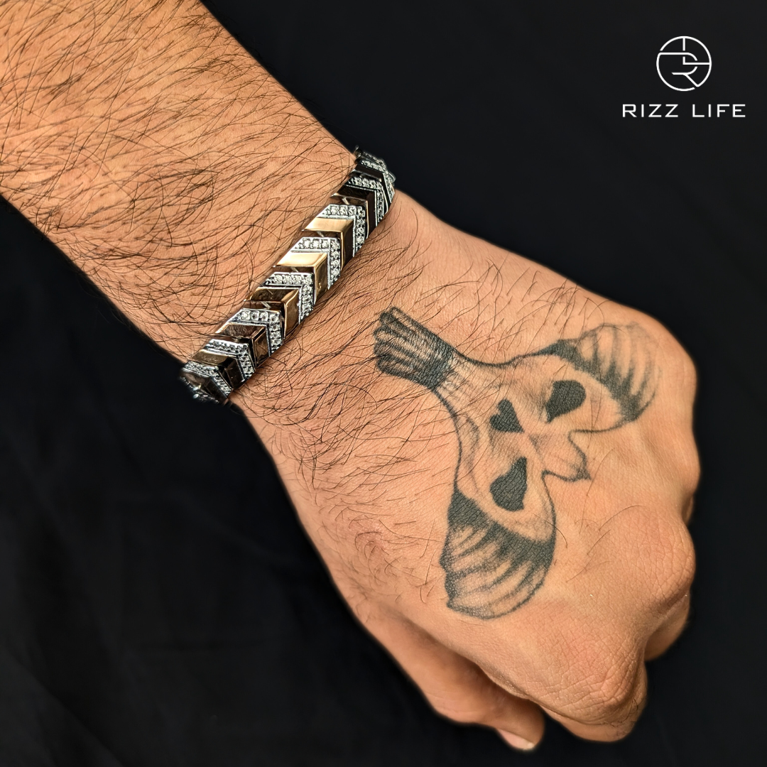 Arrow of Affluence Silver Bracelet