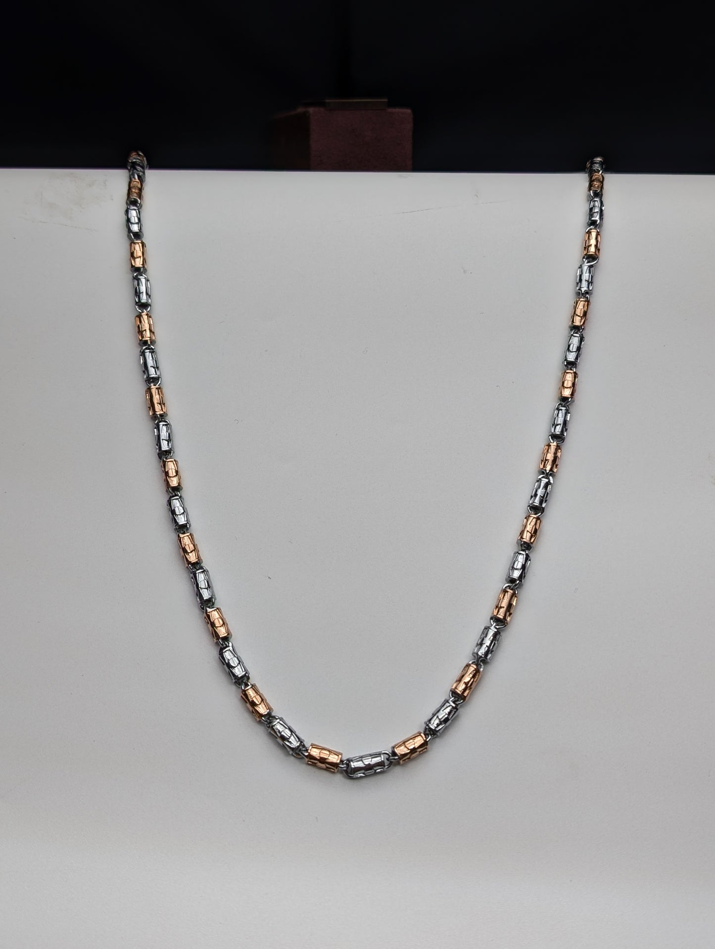 Luxe Contrast Rose Gold Chain
