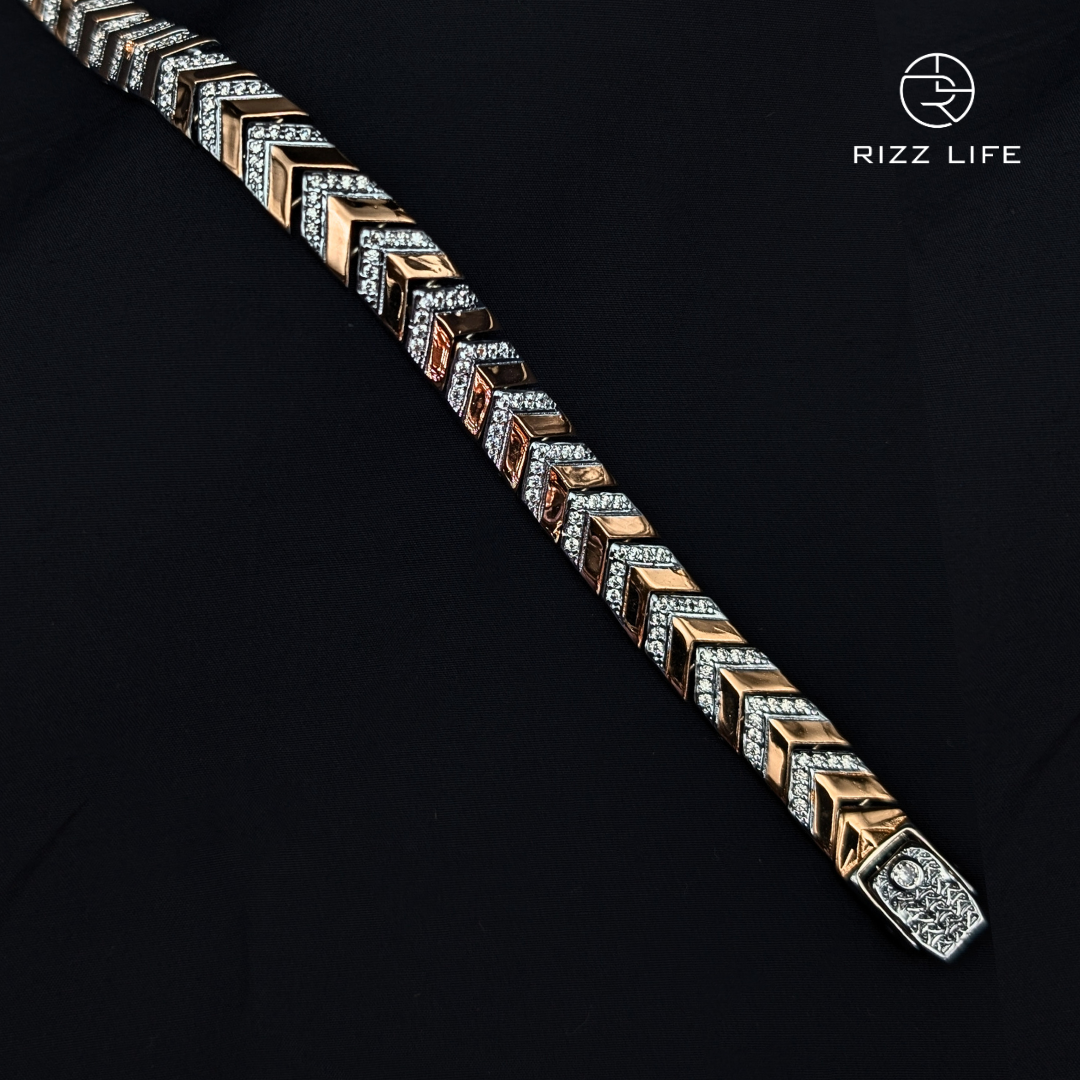 Arrow of Affluence Silver Bracelet