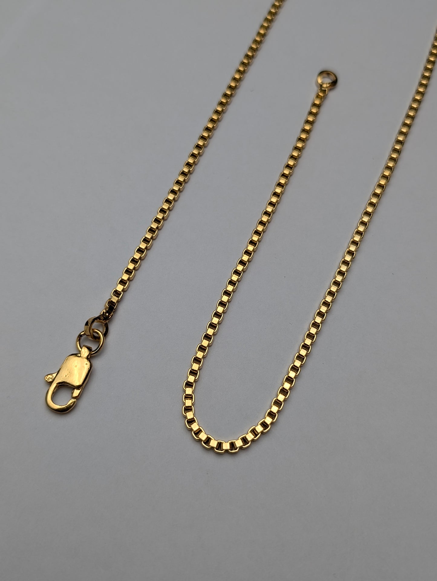 Men's Classic Gold Box Chain