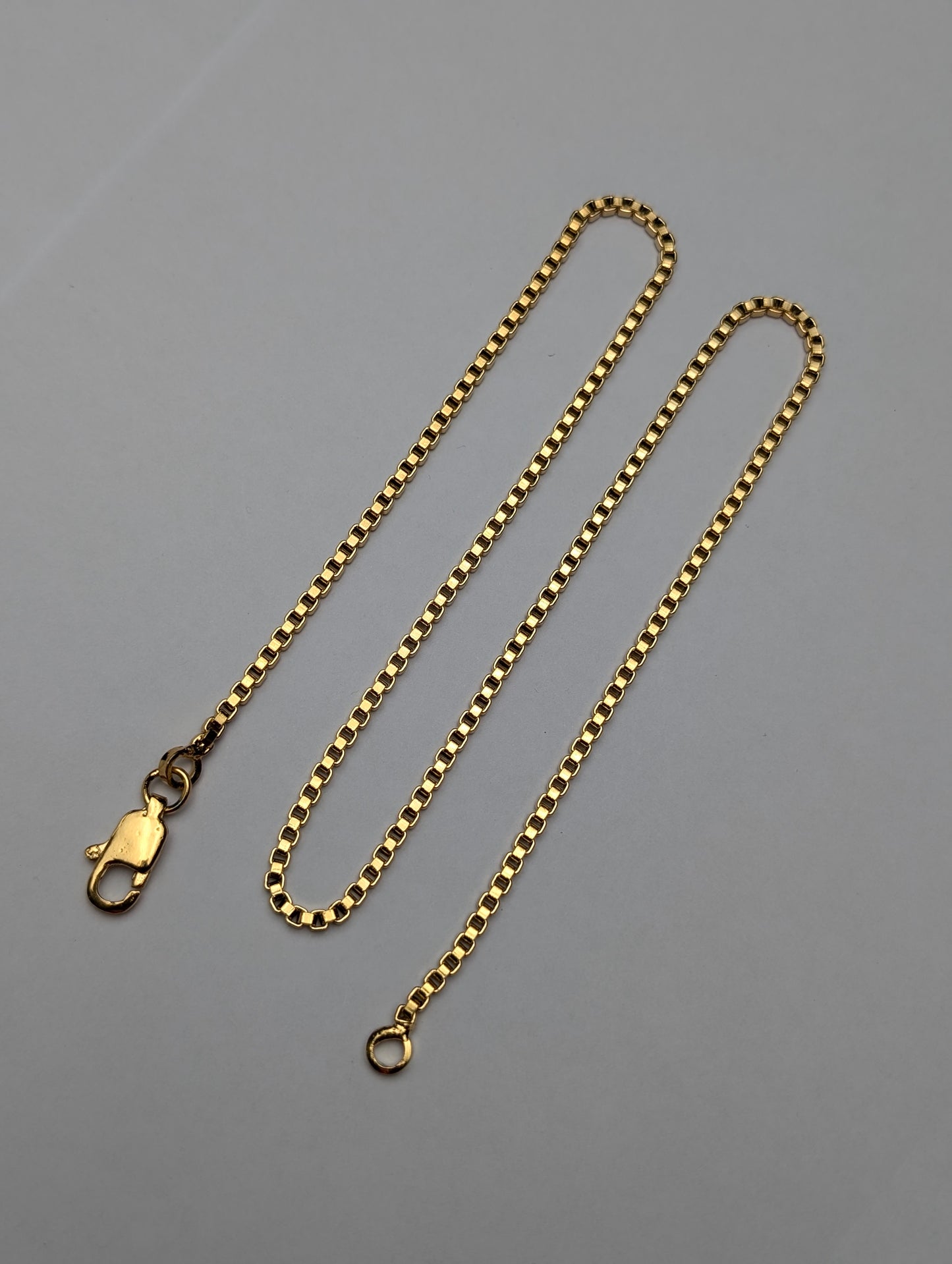 Men's Classic Gold Box Chain