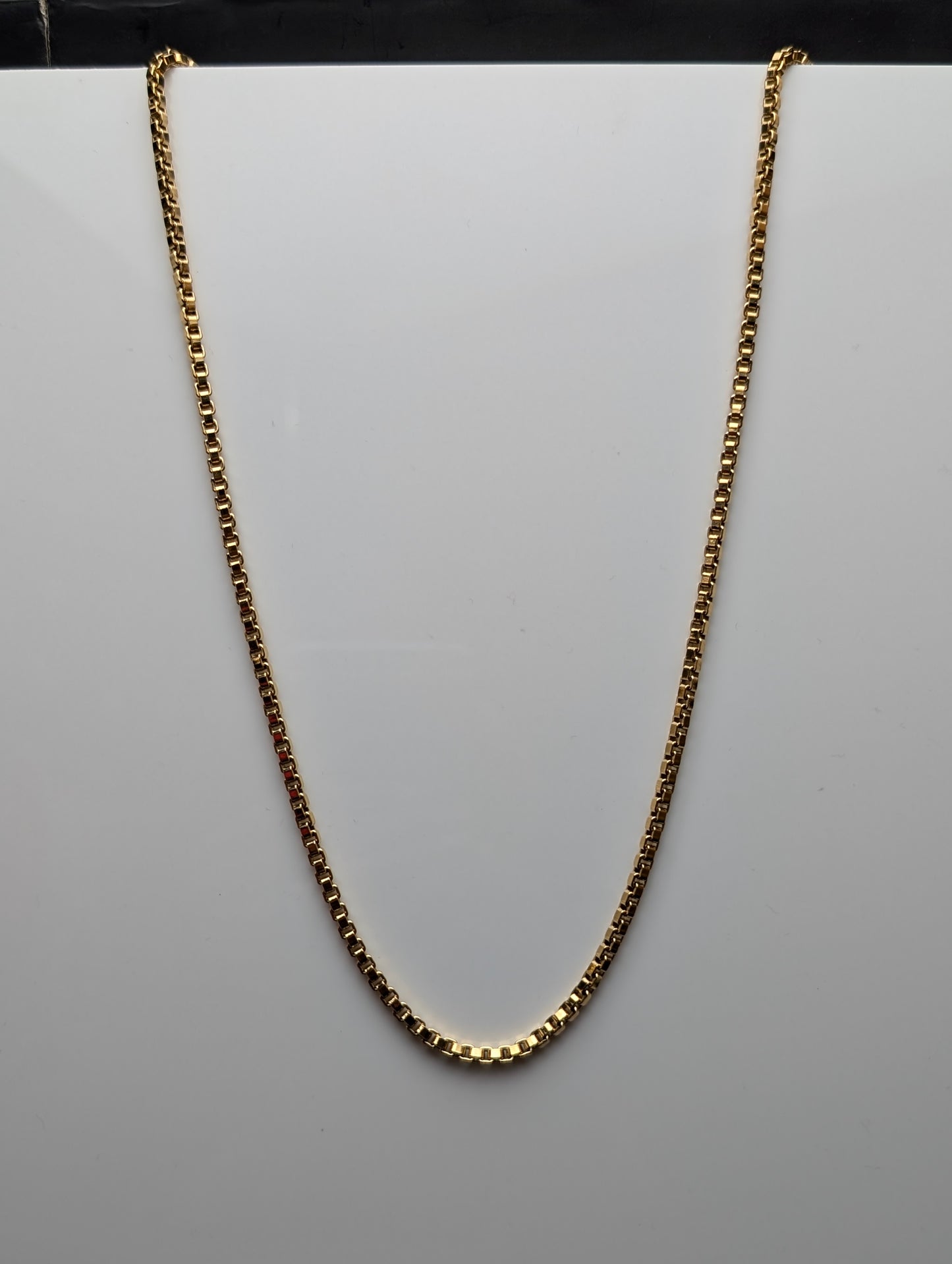 Men's Classic Gold Box Chain