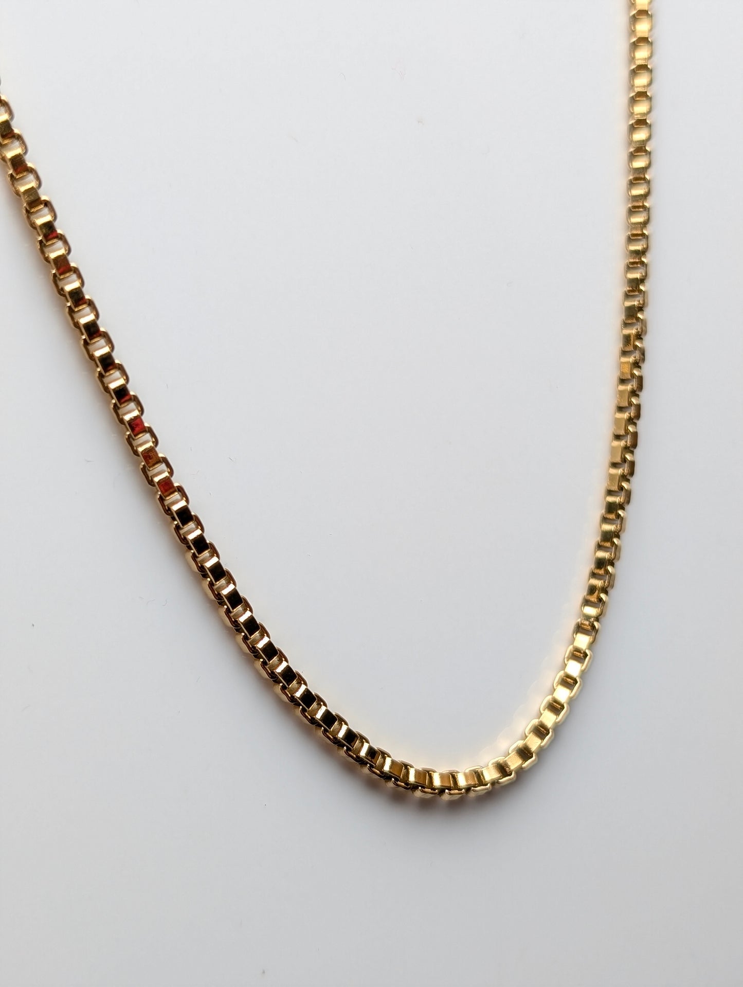 Men's Classic Gold Box Chain