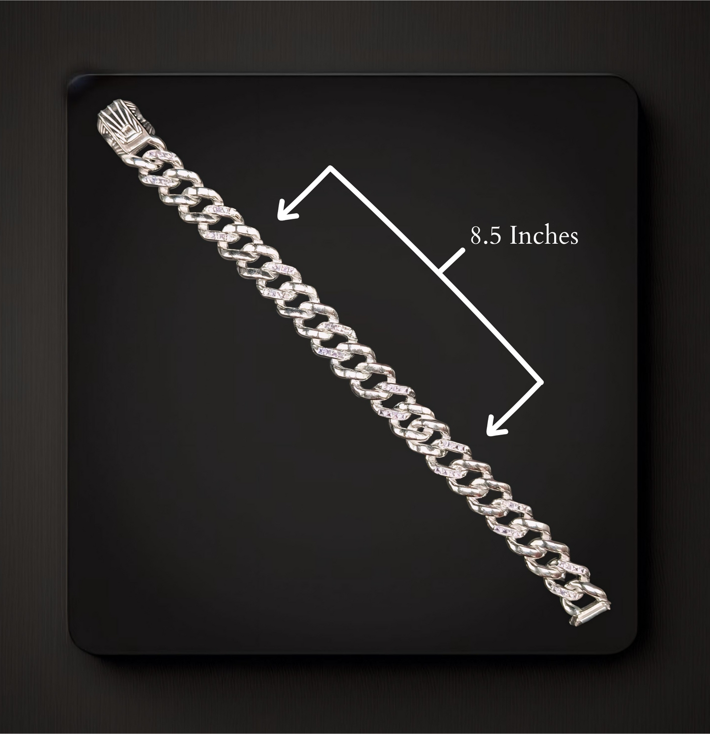Men's Silver Charm Bracelet