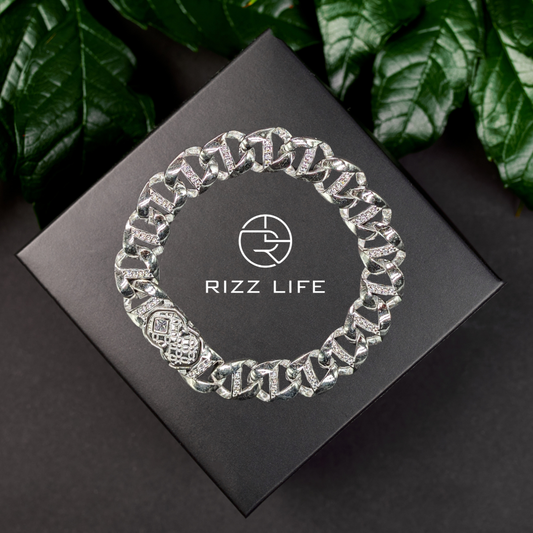 Franco Link Silver Bracelet