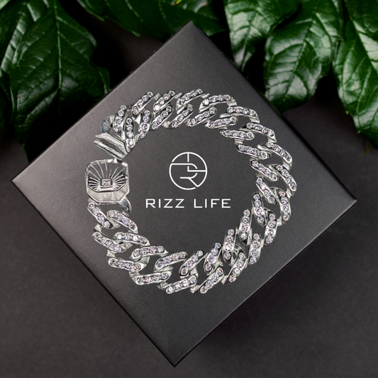 Men's Silver Charm Bracelet