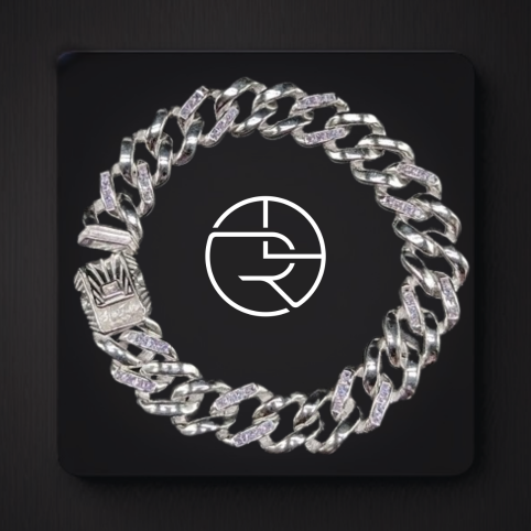 Men's Silver Charm Bracelet