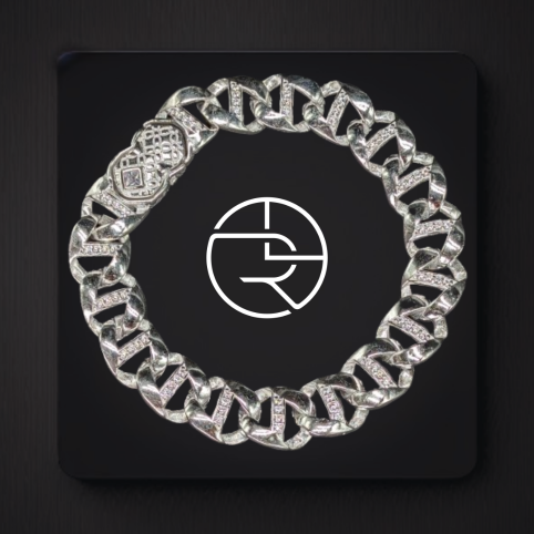 Franco Link Silver Bracelet