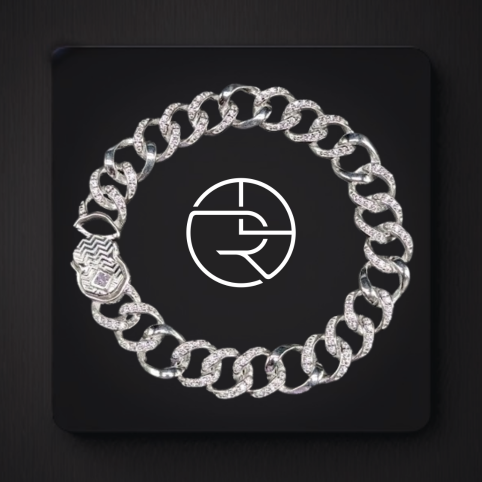 Men's Cuban Link Silver Bracelet