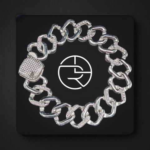 The Ice Cold Silver Cuban Bracelet