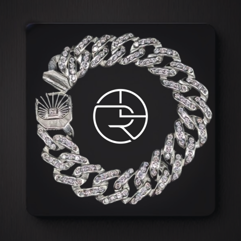 Men's Silver Charm Bracelet
