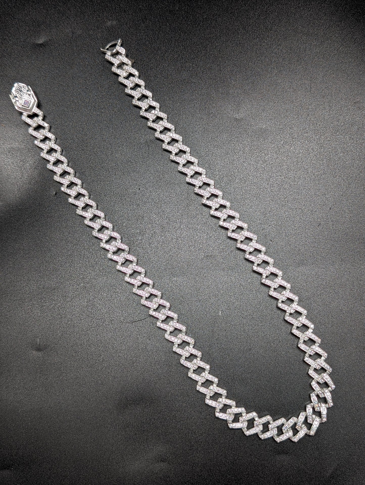 Diamond-Encrusted Miami Cuban Chain