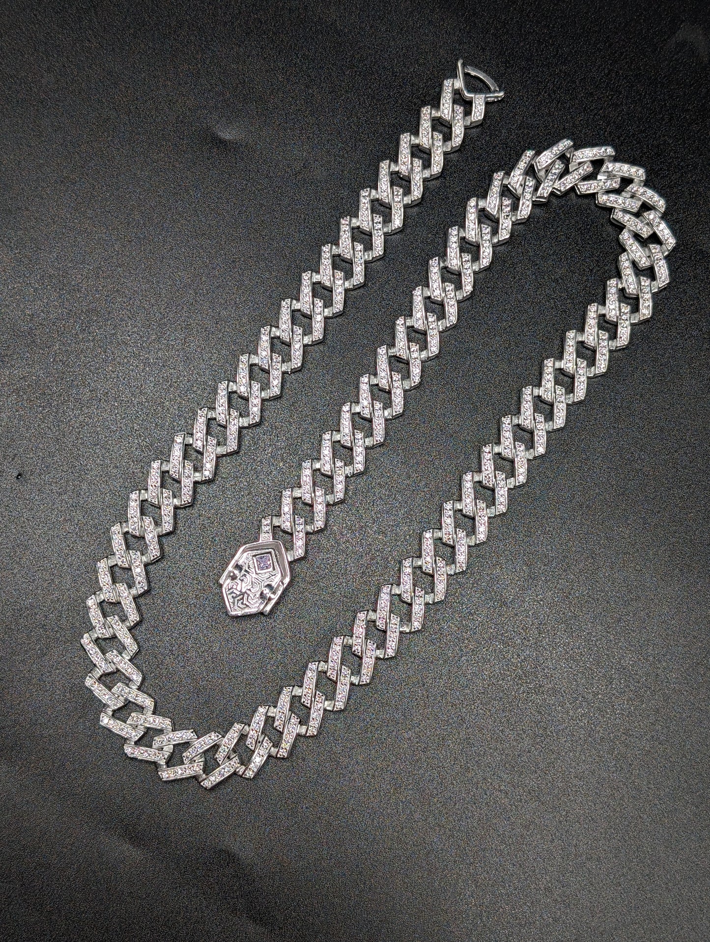 Diamond-Encrusted Miami Cuban Chain