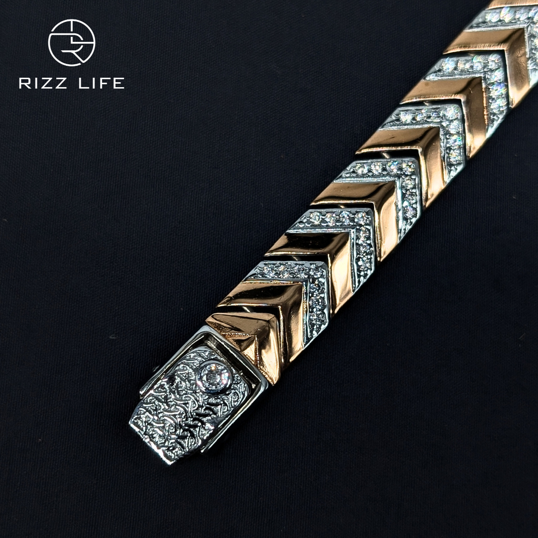 Arrow of Affluence Silver Bracelet