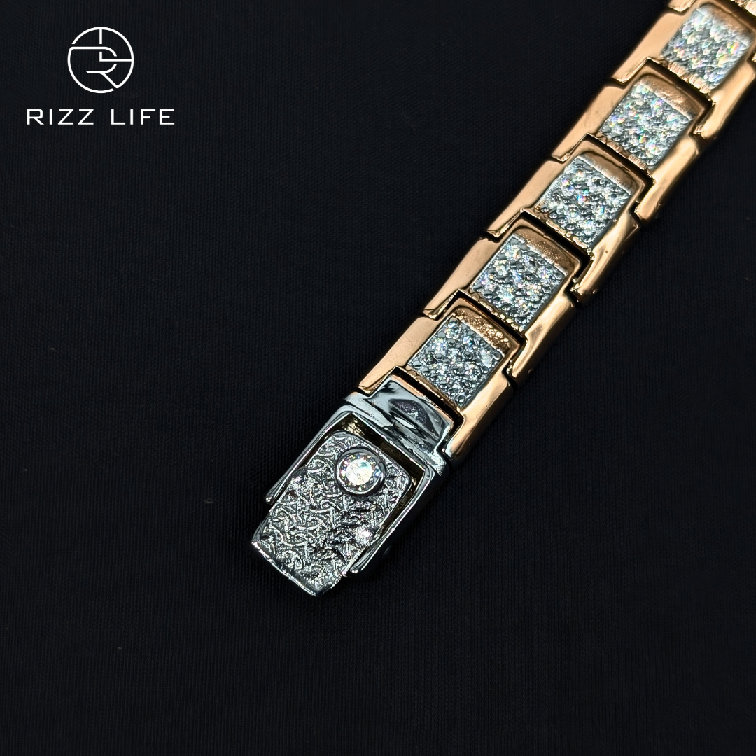 Contemporary Classic two tone bracelet