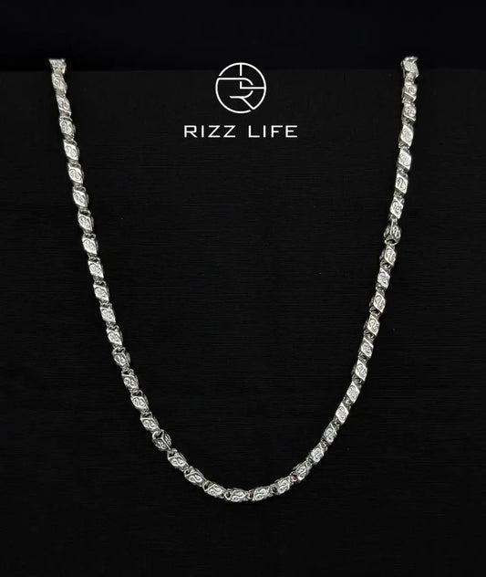 Cuban Link Silver Chain For Men