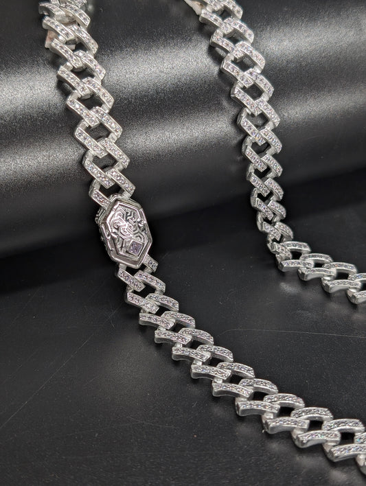 Diamond-Encrusted Miami Cuban Chain