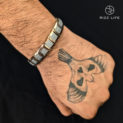 Contemporary Classic two tone bracelet