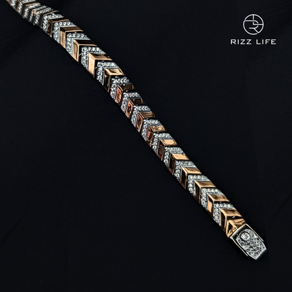 Arrow of Affluence Silver Bracelet