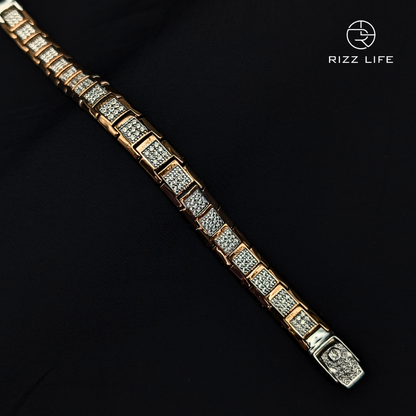 Contemporary Classic two tone bracelet