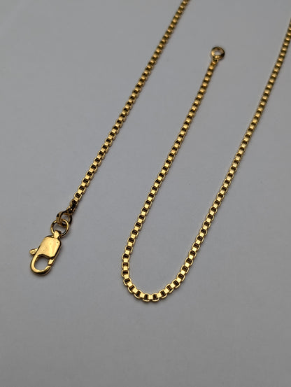 Men's Classic Gold Box Chain