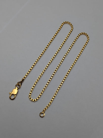 Men's Classic Gold Box Chain