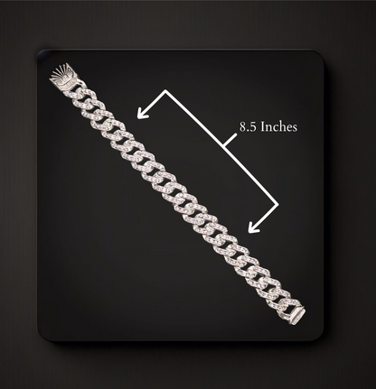 Men's Silver Charm Bracelet