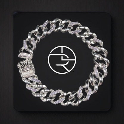 Men's Silver Charm Bracelet