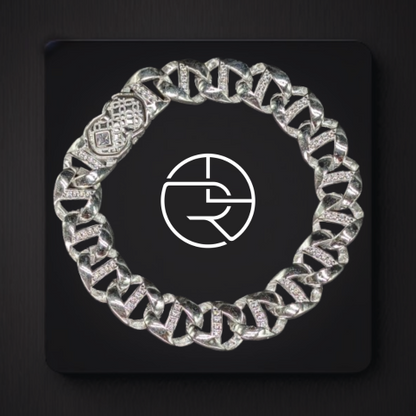 Franco Link Silver Bracelet