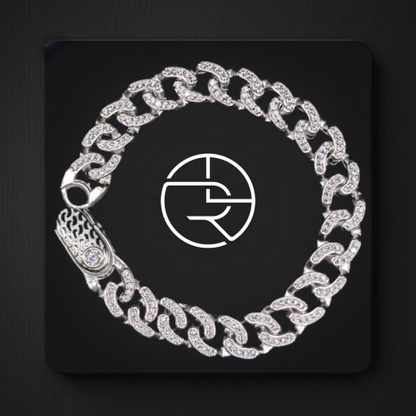Silver Cuban Bracelet for Men