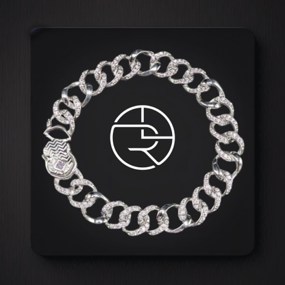 Men's Cuban Link Silver Bracelet