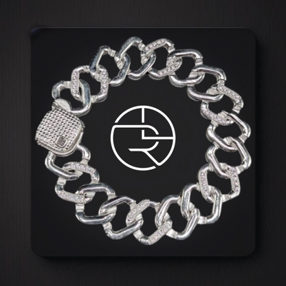 The Ice Cold Silver Cuban Bracelet
