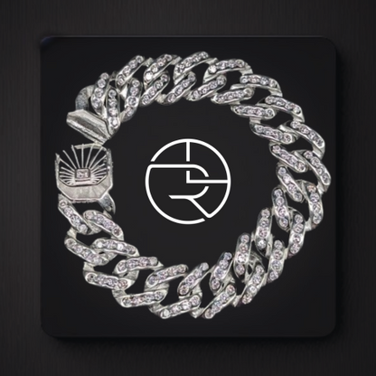 Men's Silver Charm Bracelet