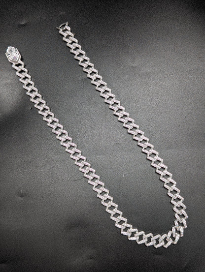 Diamond-Encrusted Miami Cuban Chain
