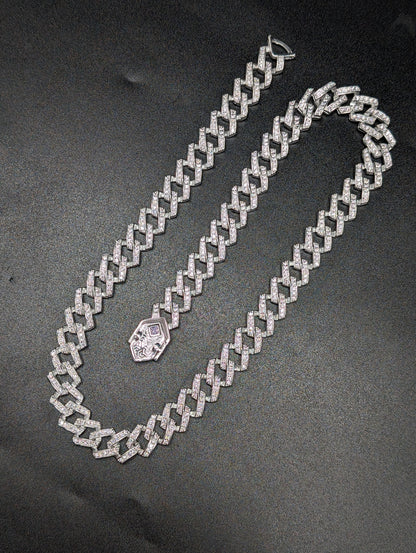 Diamond-Encrusted Miami Cuban Chain