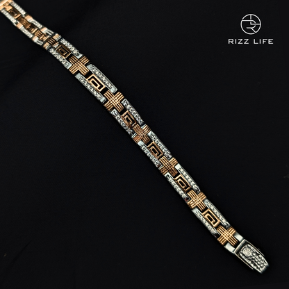 Shimmering Splendor Two Tone Bracelet