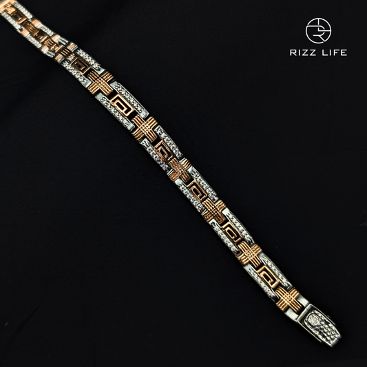Shimmering Splendor Two Tone Bracelet