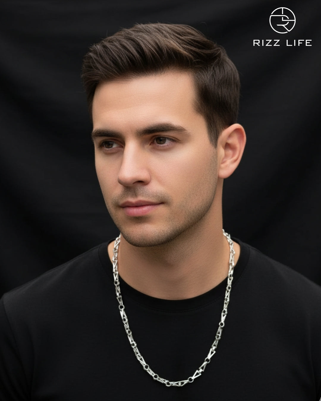 Arrowhead Silver Chain for Men