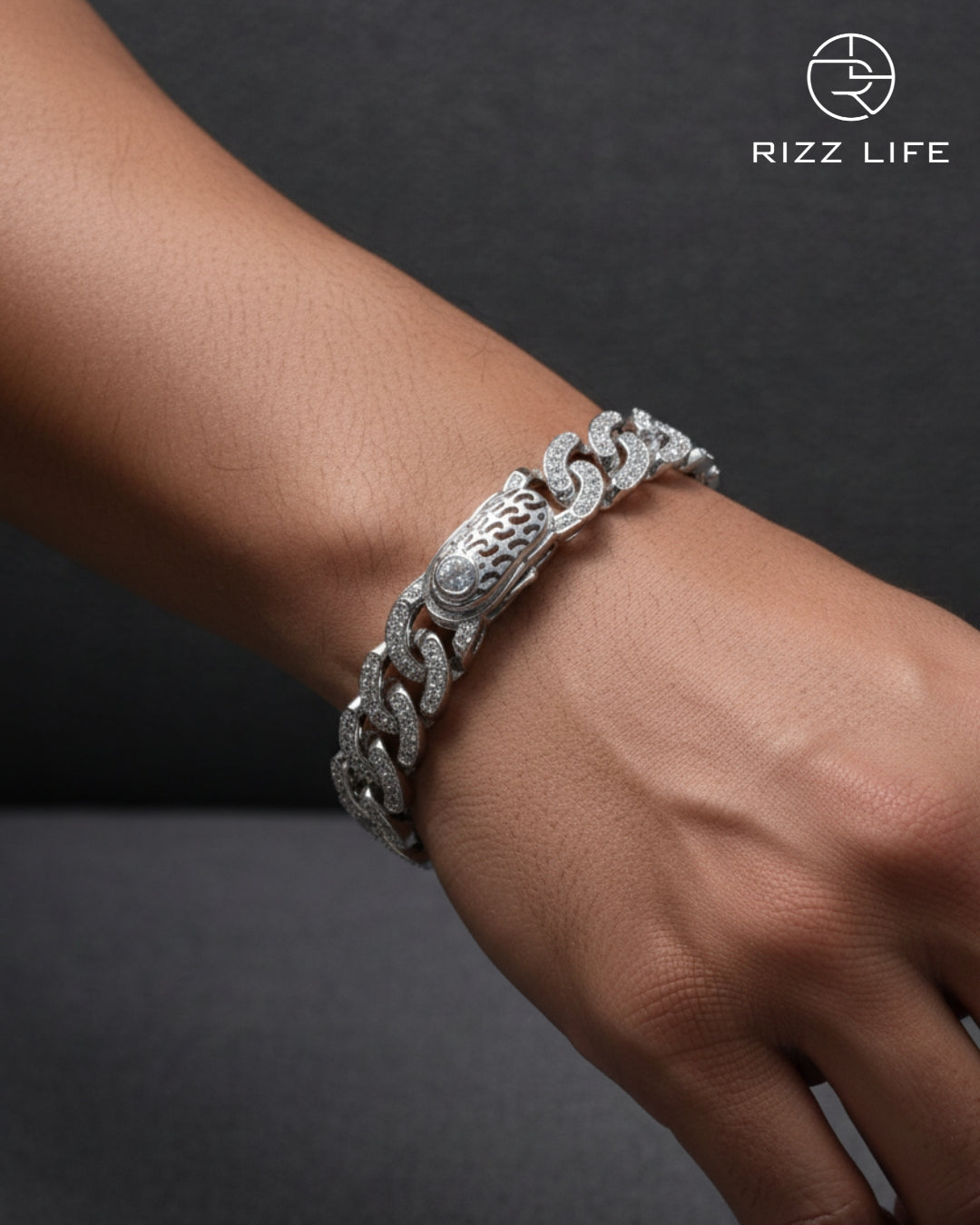 Silver Cuban Bracelet for Men