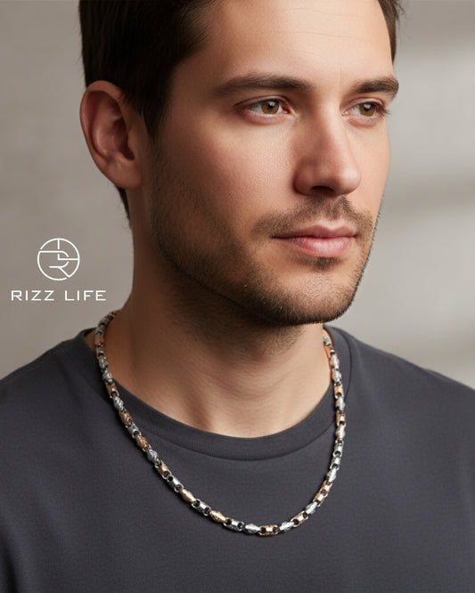 Luxe Contrast Rose Gold Chain