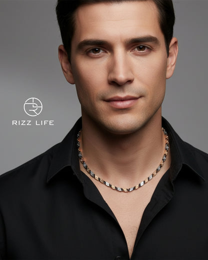 Two-Tone Titan Box Link Men's Chain