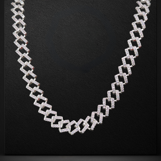 Diamond-Encrusted Miami Cuban Chain