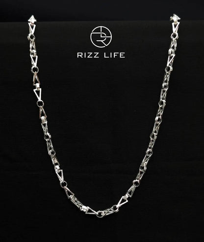 Arrowhead Silver Chain for Men