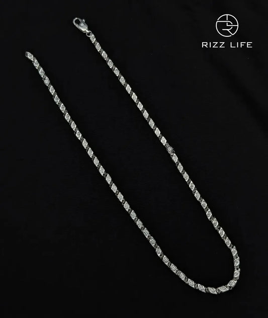 Cuban Link Silver Chain For Men
